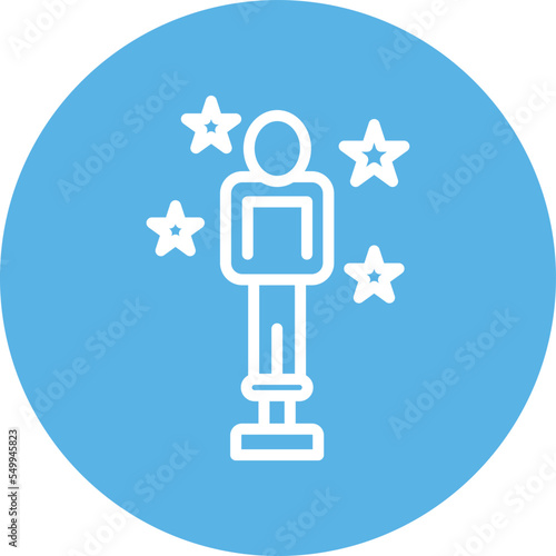 oscar award Vector Icon

