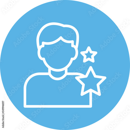 Celebrity Vector Icon
