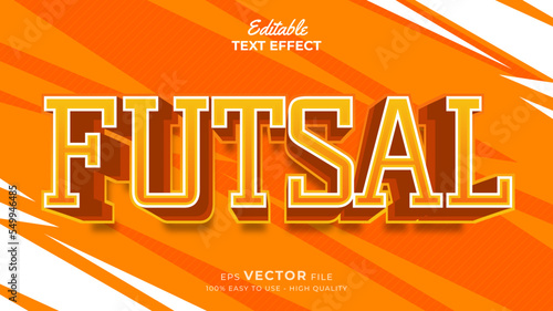 Editable text style effect - sports text effects style illustration