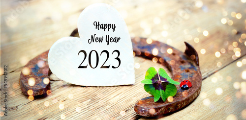 Happy New Year 2023 greetin...