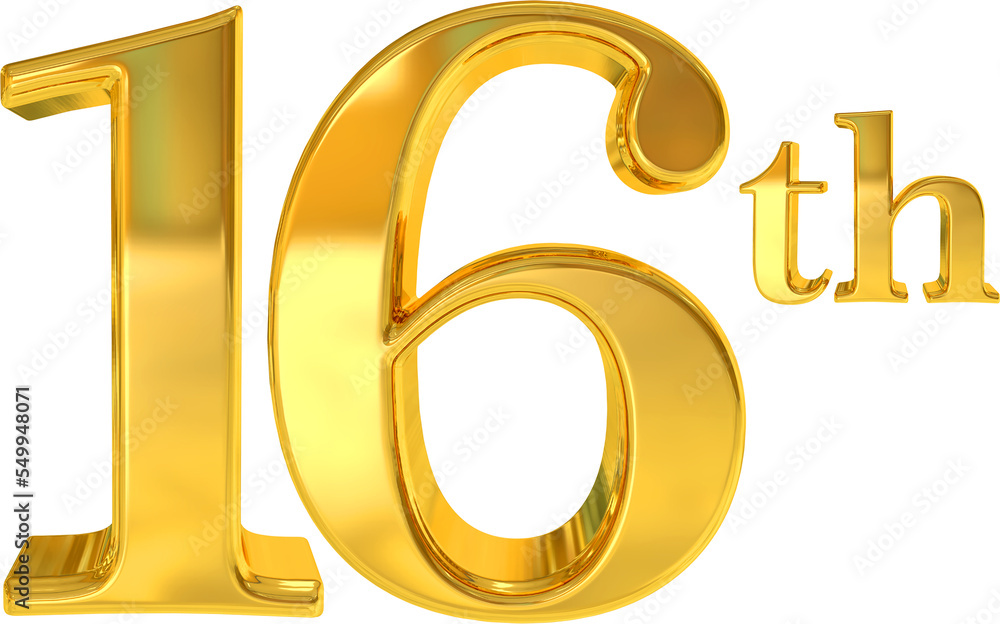 16th year anniversary gold Stock Illustration Adobe Stock 16th year anniversary gold Stock Illustration Adobe Stock