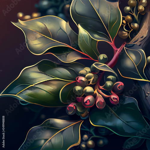 mistletoe background