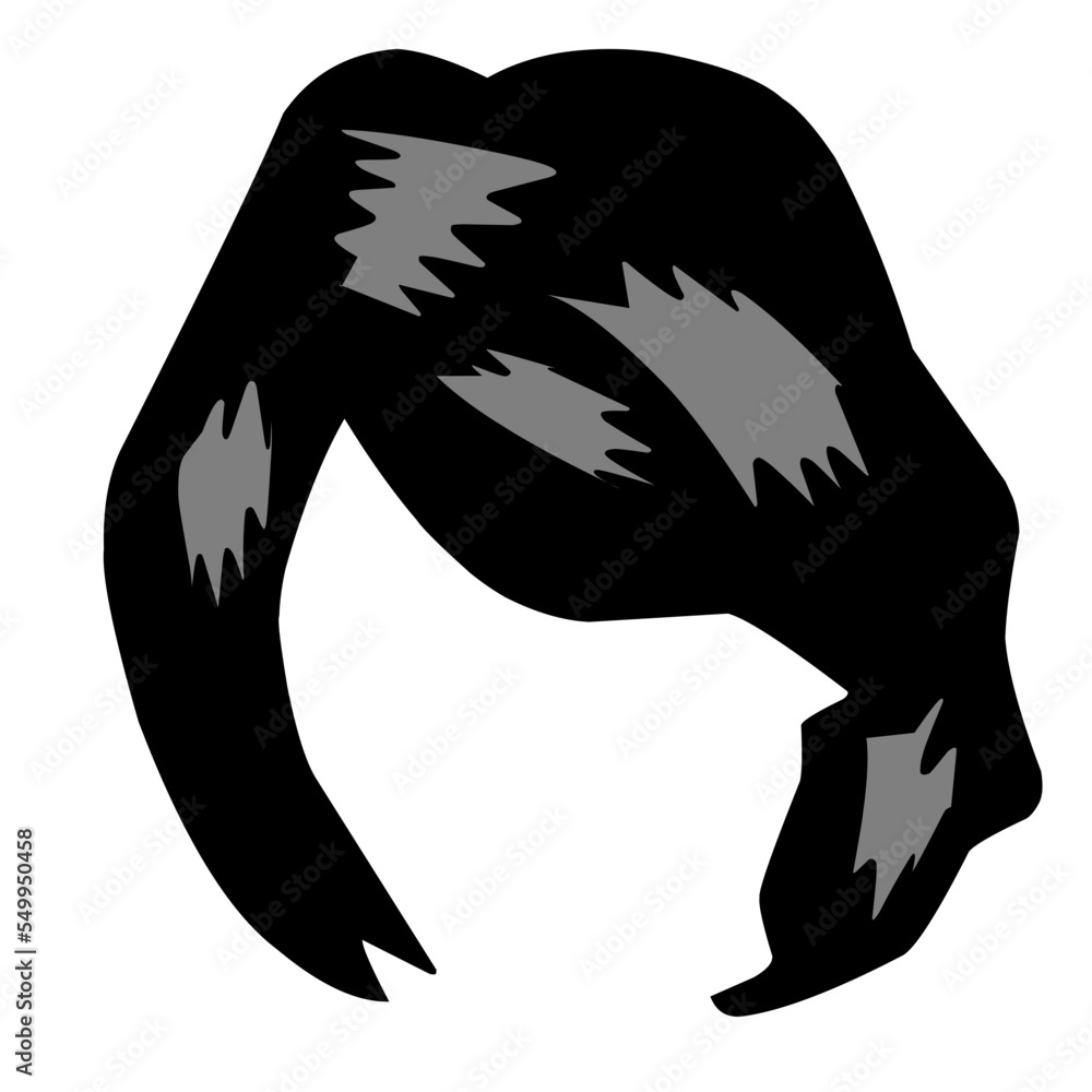 women's black wig women's black wig