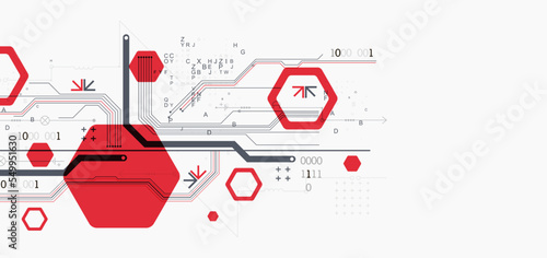 CPU art concept. Circuit board. Technology background.