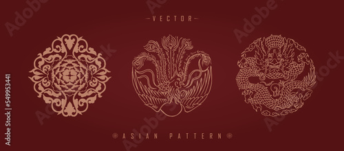 Chinese traditional decorative pattern