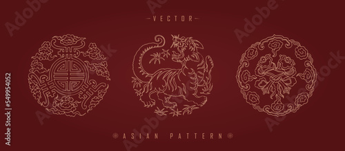 Chinese traditional decorative pattern