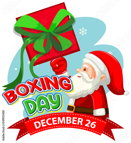 Boxing day banner design
