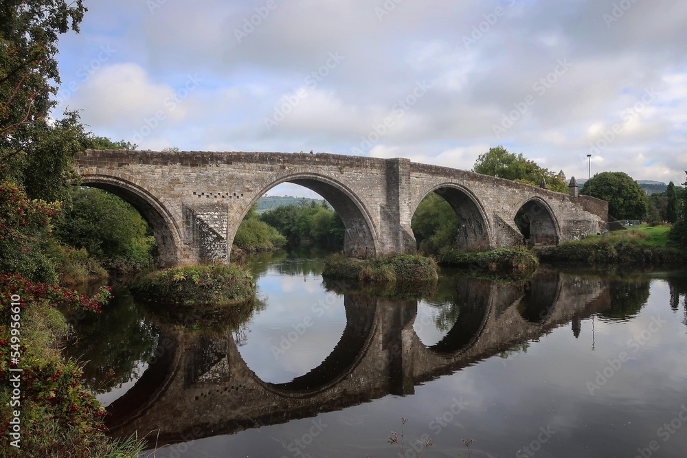 Fototapeta premium Stirling Bridge general view, Scotland 