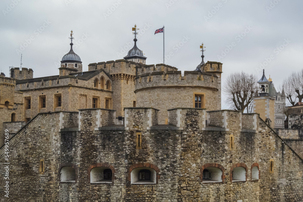 Wonderful Tower of London in England
