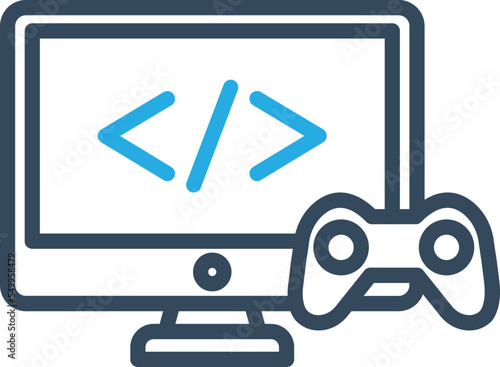 Game development Vector Icon
