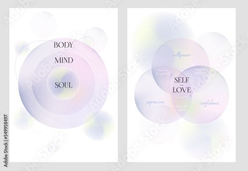 Inspiration poster for Self love and mental health. Self care and psychology poster. Editable vector illustration.