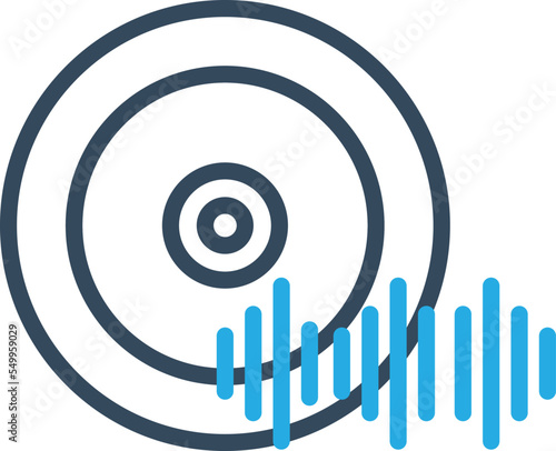Music player Vector Icon
