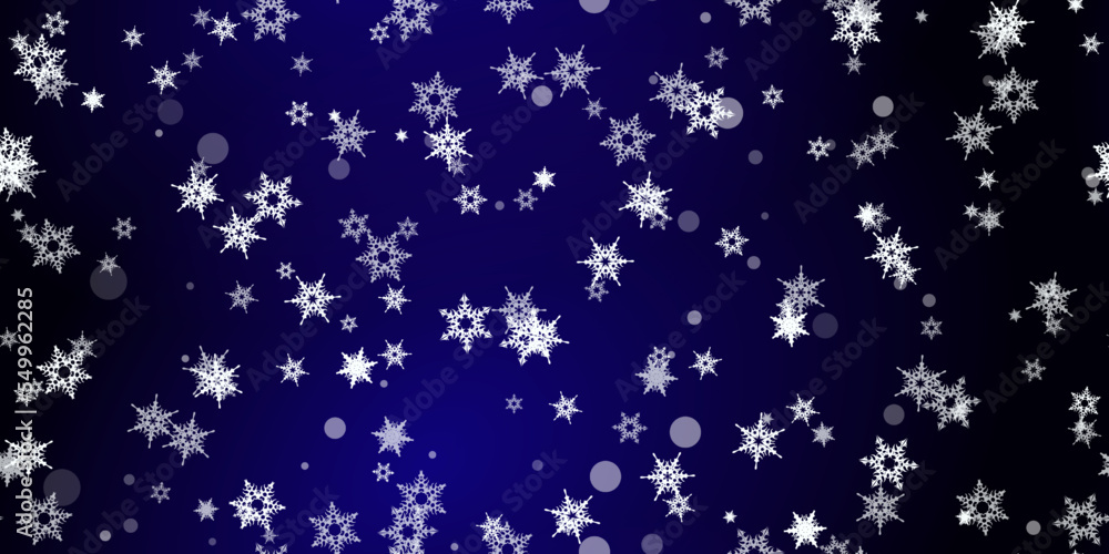 Falling Snowflakes seamless pattern flying snow Falling Snowflakes seamless pattern flying snow