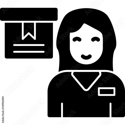 Delivery Girl Icon
