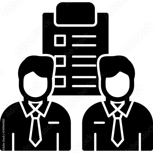 Fotografi Inspection Team Icon