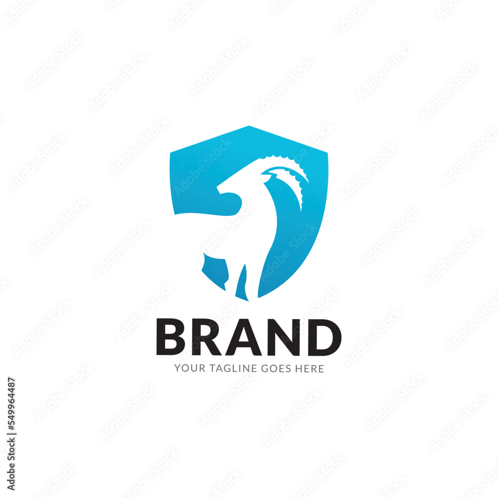 goat logo icon vector template. design art vector template. goat logo icon vector template. design art vector template.