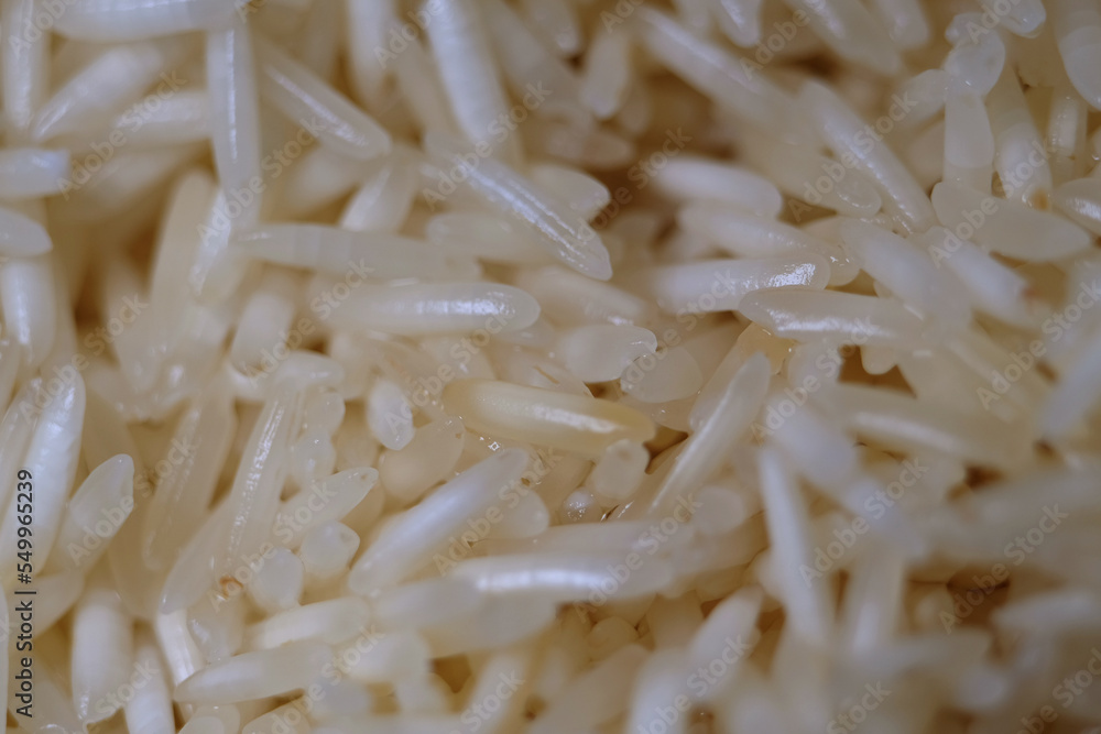 Macro texture of clean uncooked basmati rice Macro texture of clean uncooked basmati rice