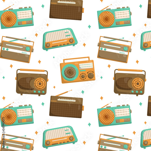 Vector pattern with radio receivers