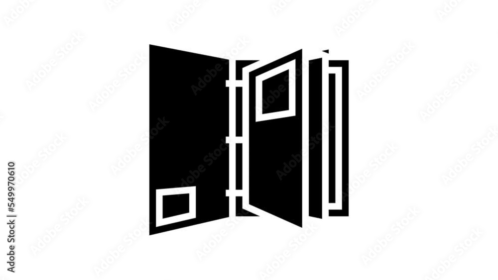 portfolio folder line icon animation portfolio folder line icon animation