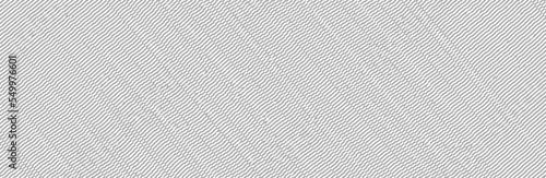 Diagonal dashed lines pattern on white background. Dotted lines pattern for backdrop and wallpaper template. Simple realistic broken lines with repeat stripes texture. Geometric background, vector