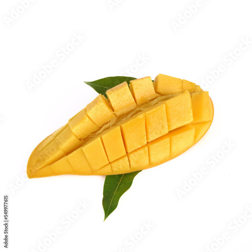 mango fruit isolated on white background