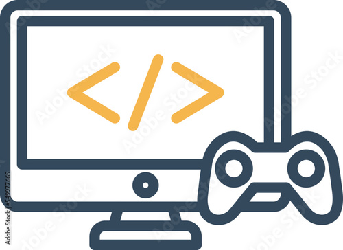Game development Vector Icon
