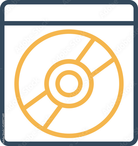 CD disk Vector Icon
