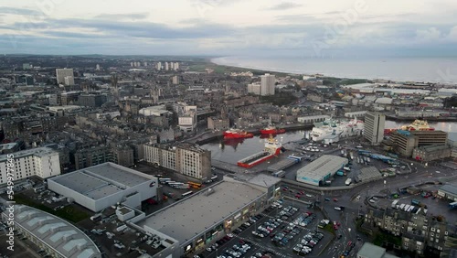 Aberdeen City Centre and North Sea