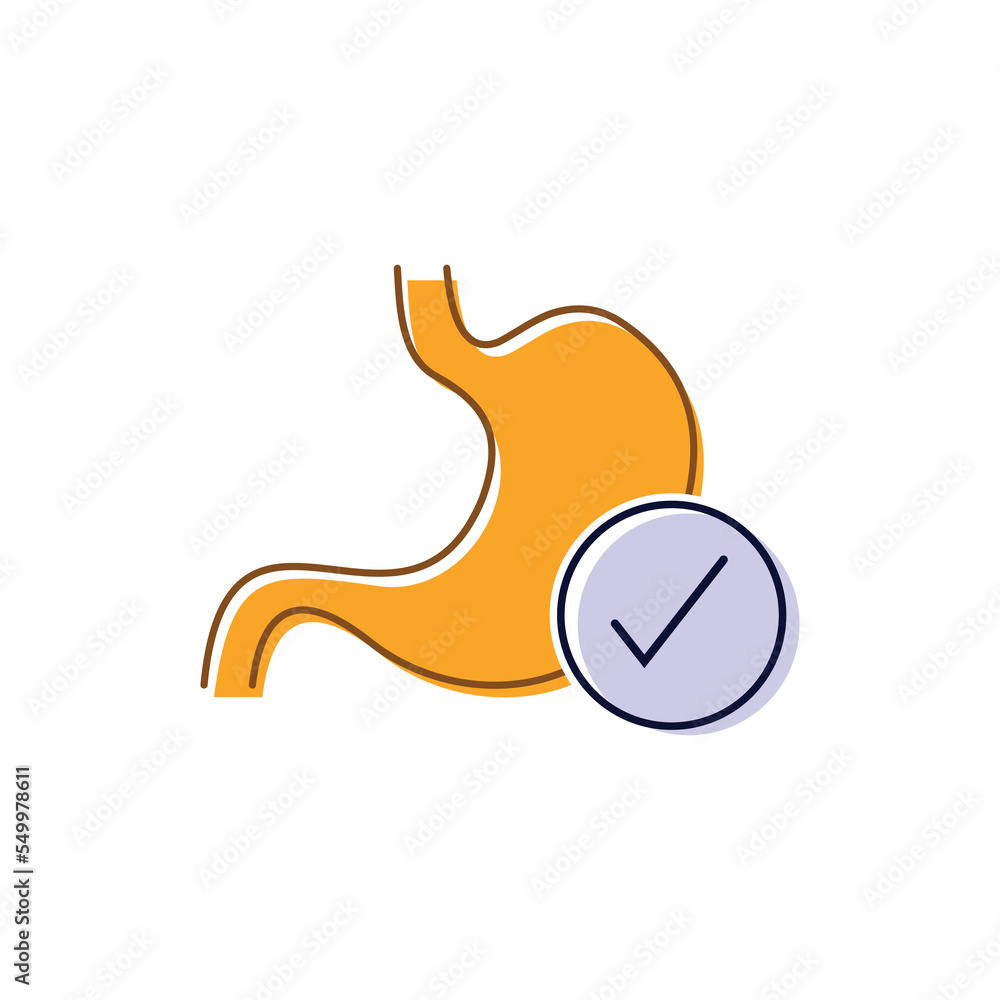 Stomach icon.Healthy Lifestyle Icons Stomach icon.Healthy Lifestyle Icons