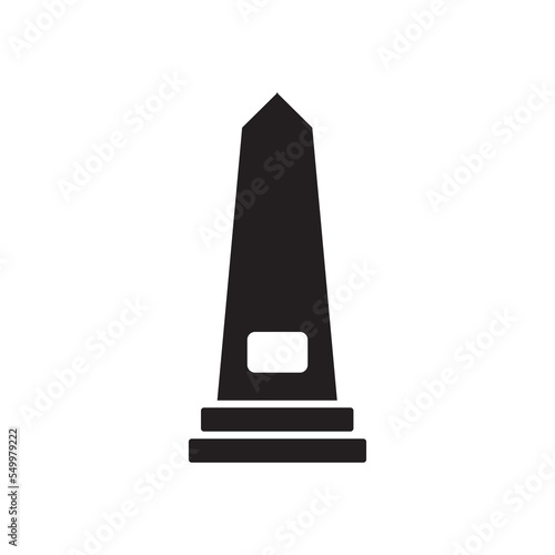 monument icon illustration isolated sign symbol