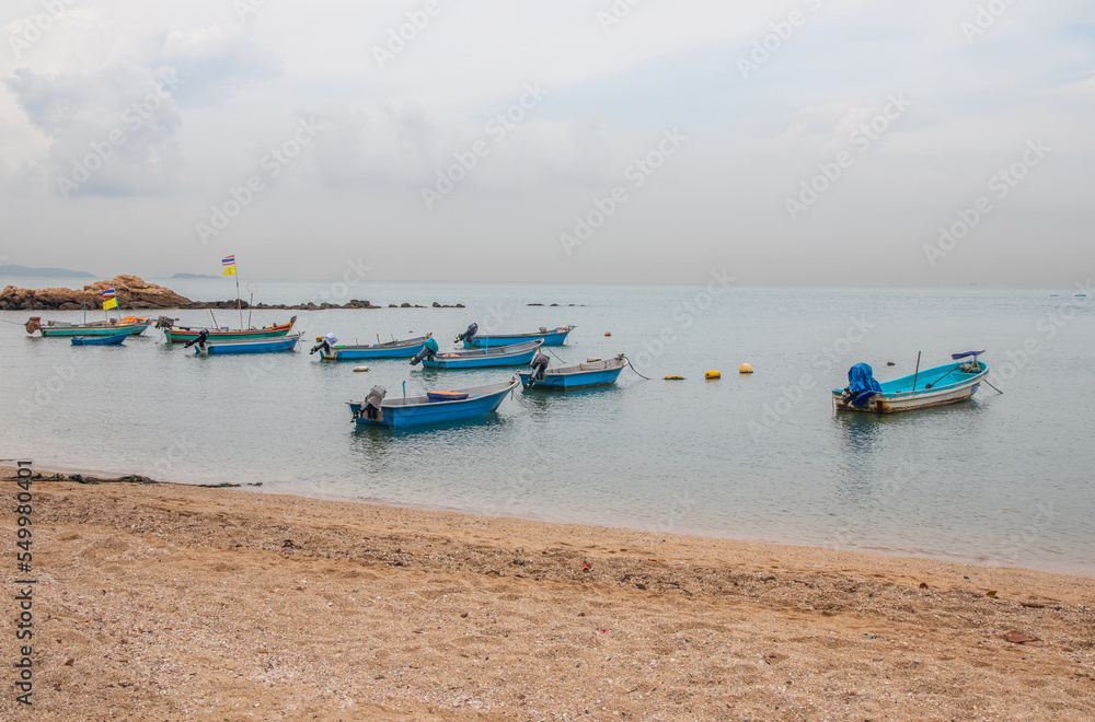 Fishing Boats at the beach