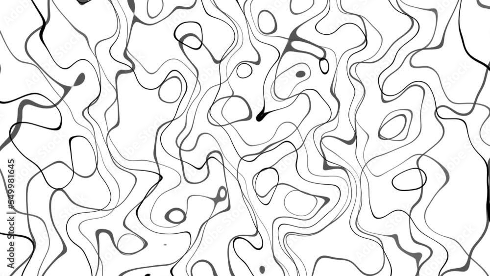Black white line marble liquid motion background Black white line marble liquid motion background