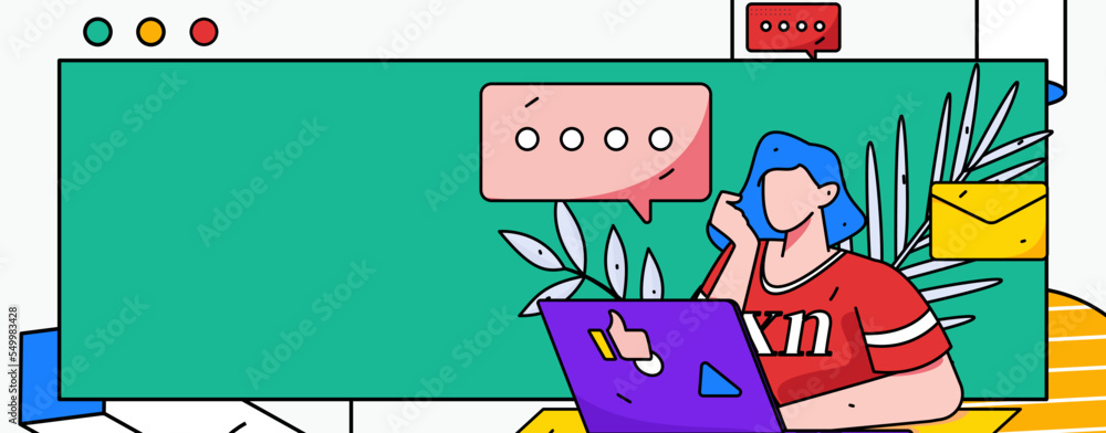 Flat vector concept operation illustration of people working in business
Flat vector concept operation illustration of people working in business