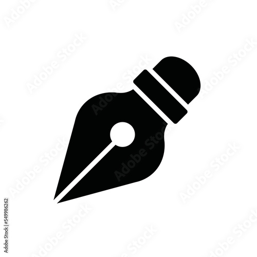 fountain pen icon design vector template