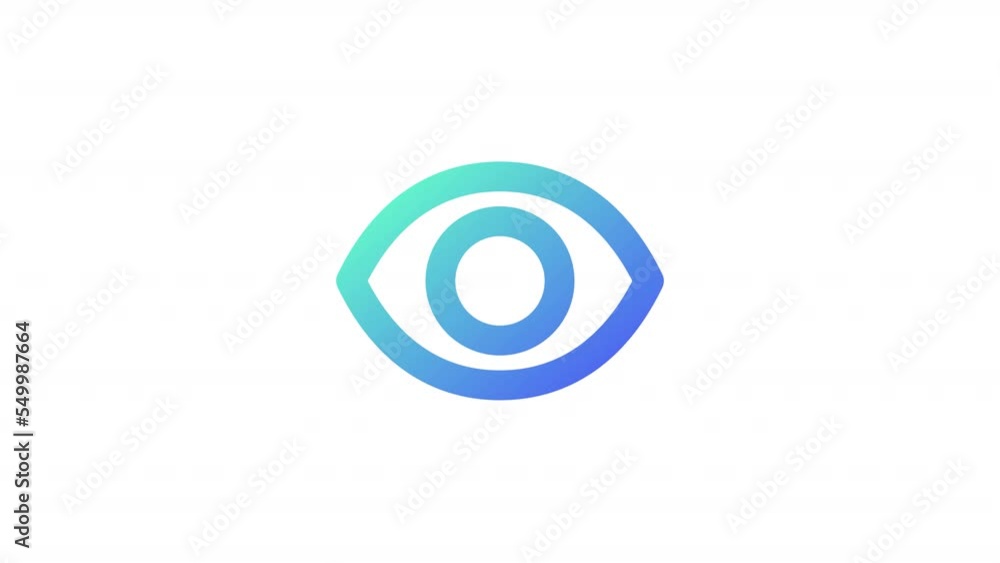 Animated views gradient ui icon. Social media interaction. Seamless loop HD video with alpha channel on transparent background. Line color user interface symbol motion graphic animation Animated views gradient ui icon. Social media interaction. Seamless loop HD video with alpha channel on transparent background. Line color user interface symbol motion graphic animation