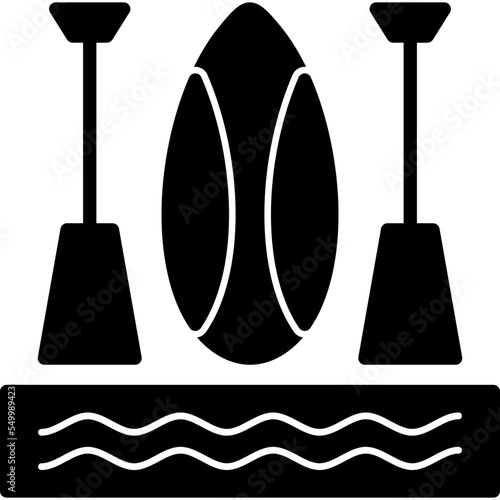 Paddleboarding Icon