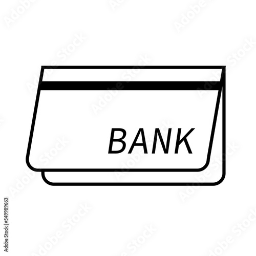 Bank account icon. Bank passbook. Bank account balance. Vector.