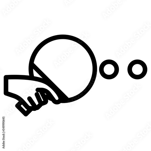 tennis table hit icon