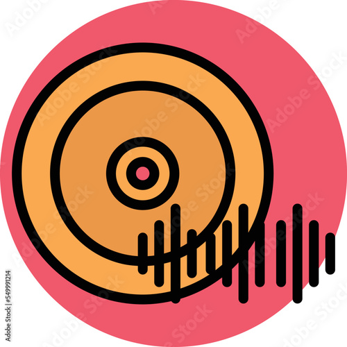 Music player Vector Icon
