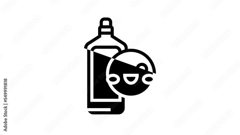water for kids line icon animation water for kids line icon animation