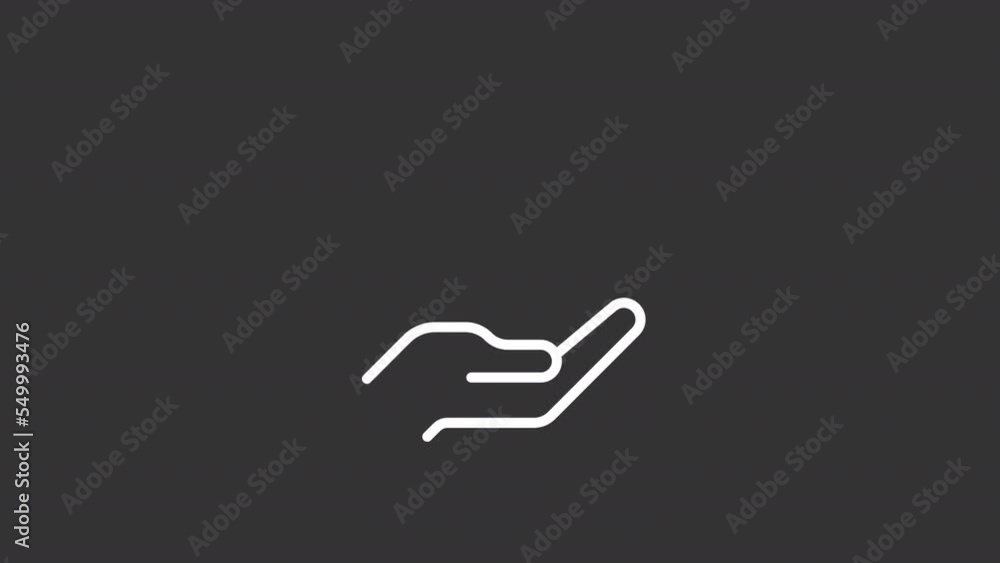 Animated huge pay white line ui icon. Massive cash payment. Seamless loop HD video with alpha channel on transparent background. Isolated user interface symbol motion graphic design for night mode Animated huge pay white line ui icon. Massive cash payment. Seamless loop HD video with alpha channel on transparent background. Isolated user interface symbol motion graphic design for night mode