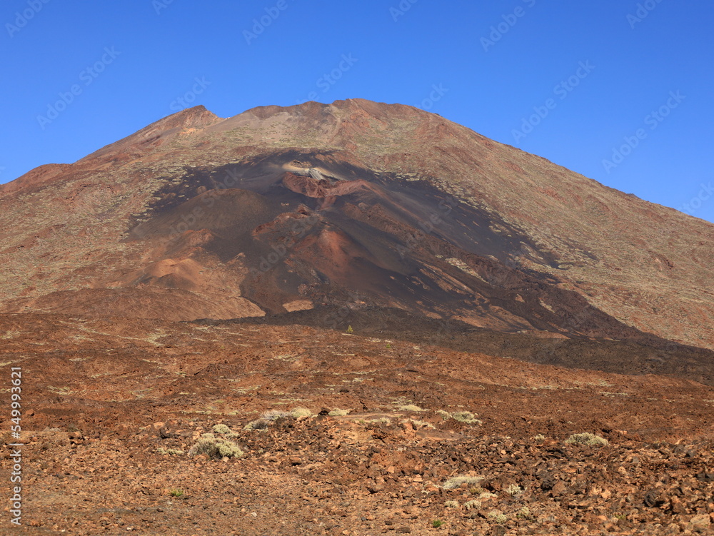 View on the Pico Viejo in the National Park of Teide in Tenerife