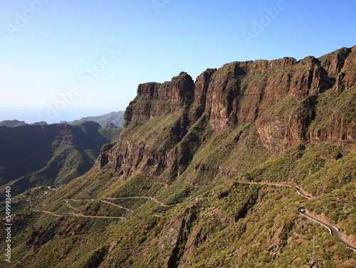 View on the Teno Rural Park in Tenerife