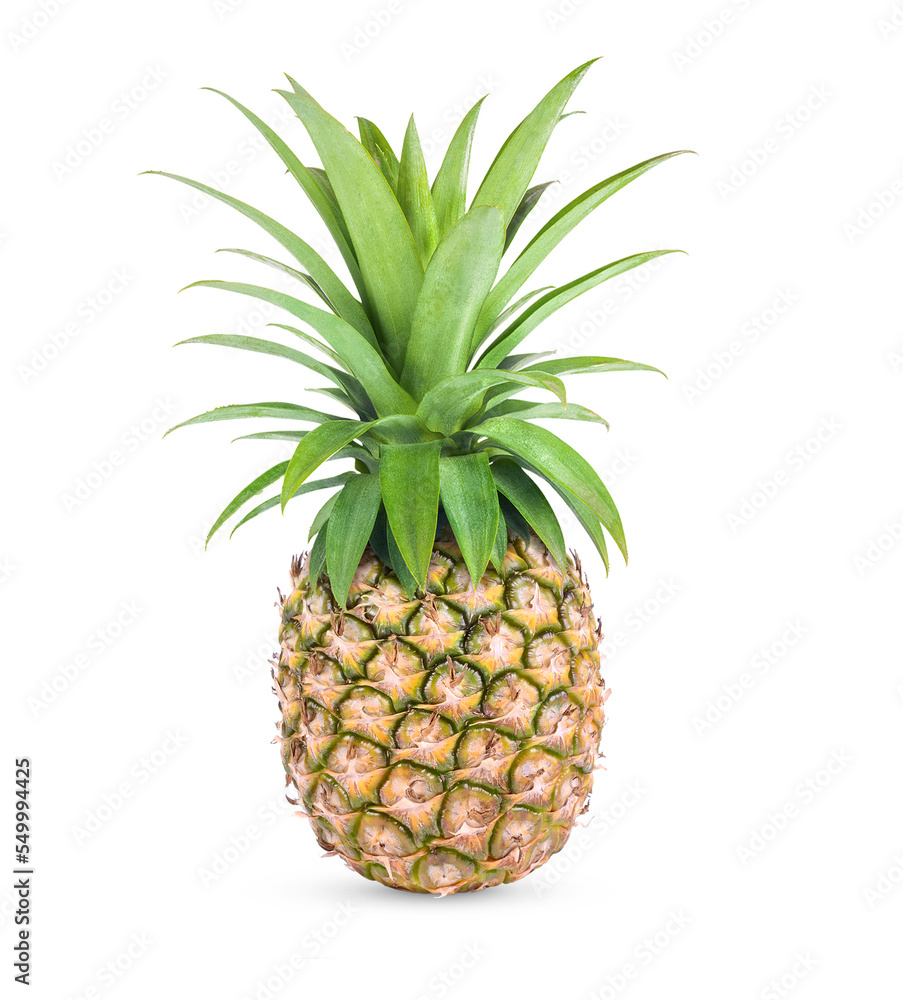 Fototapeta premium Fresh pineapple isolated on white background