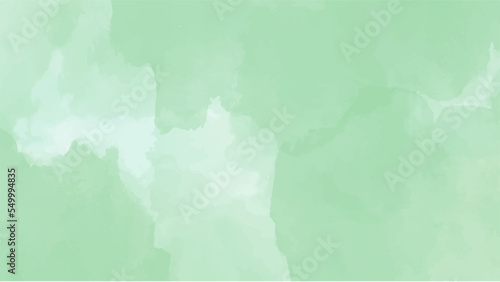 Abstract green watercolor background for your design  watercolor background concept  vector.