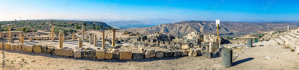 ام قيس وبحيرة طبريا الاردن- Om qais fort and taberia lake