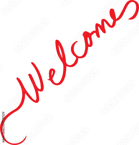 Принти на полотні Welcome