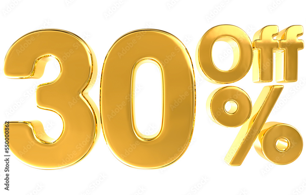 Number Gold 3D Render Number Gold 3D Render