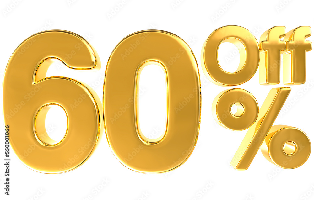 Number Gold 3D Render Number Gold 3D Render