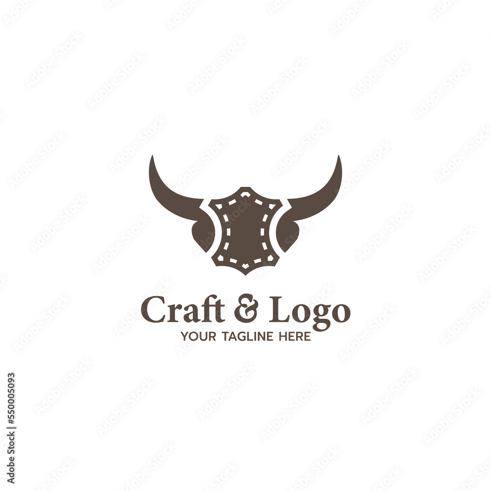 cow craft logo fashion cow craft logo fashion